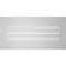 Ekena Millwork Vertical Surface Mount PVC Gable Vent: Functional, w/ 2"W x 2"P Brickmould Sill Frame, 28"W x 14"H GVPVE28X1403SF - alternate 2